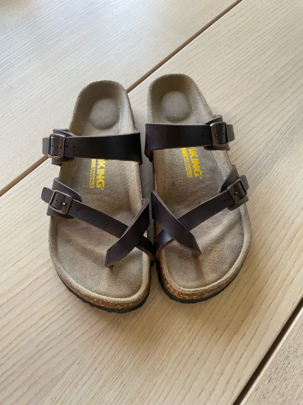 Viking Tofino Sandals in brown ladies size 7.5 strap sandals EU 38 sandals women